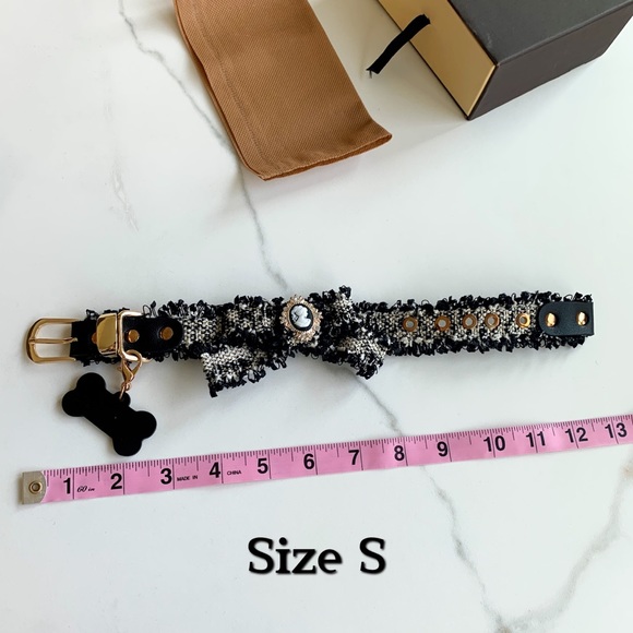 Luxe Tweed Cameo Dog Collar - Picture 6 of 9